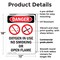 Signmission Oxygen In Use No Smoking Danger Sign, Plastic, 12in W x 18in L, 2PK OS-2PACK-DS-P-1218-V-1514 - alternate 7